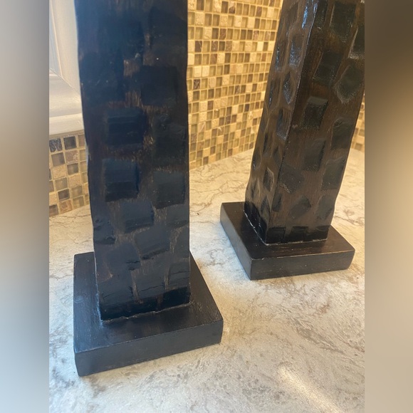 Urban Barn candle holders, Heights; 21”, and 16” - Picture 2 of 2